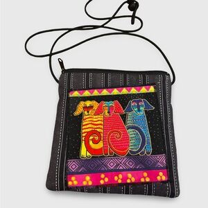 Colorful Dog Print Crossbody Bag